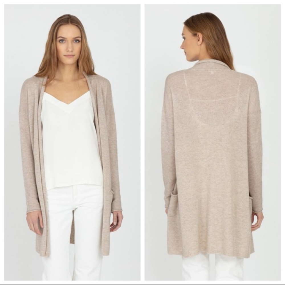 Cuyana Cashmere Open Cardigan• SZ S